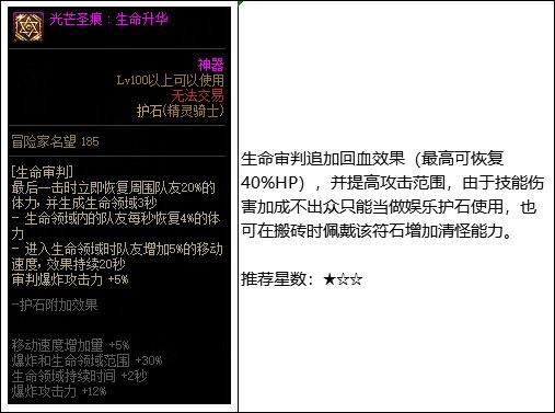 dnf精灵骑士三觉怎么加点-皓曦精灵骑士护石装备选择推荐