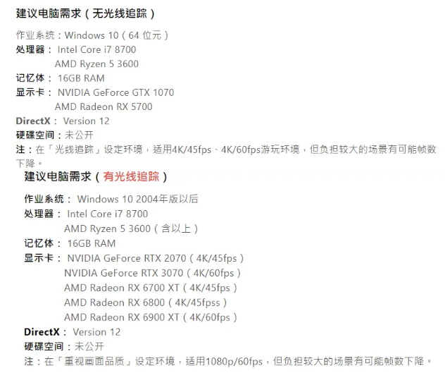 生化危机8：村庄配置要求高吗-游戏配置要求介绍